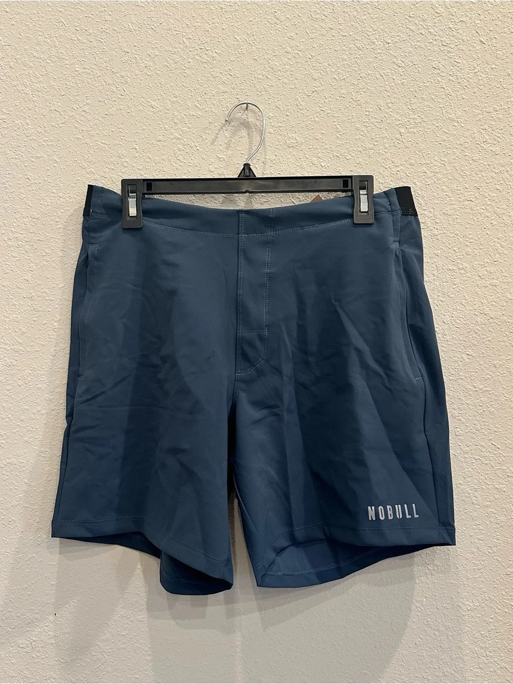 NOBULL Men's Athletic Shorts in Deep Blue | Size Large - Picture 1 of 3